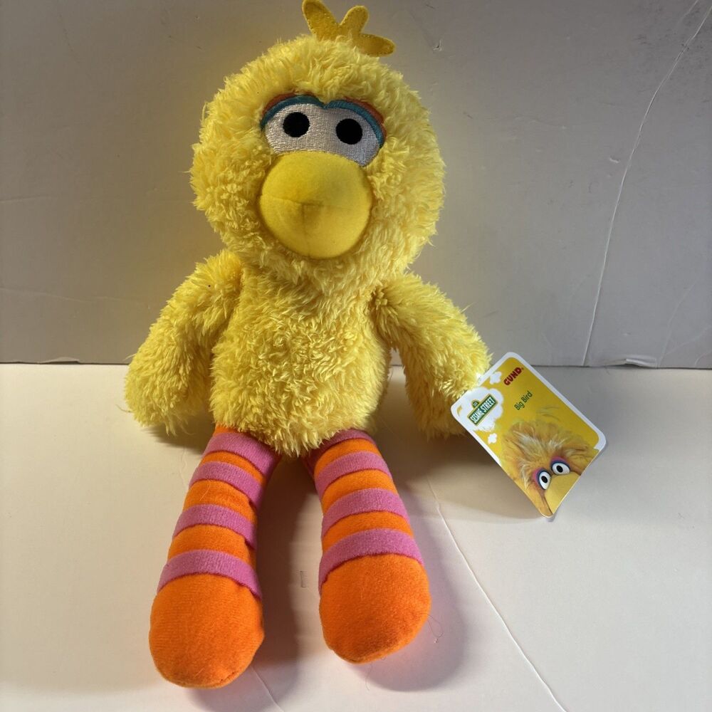 GUND Big Bird Sesame Street 12 Inch Plush Toy New With Tag Never Used